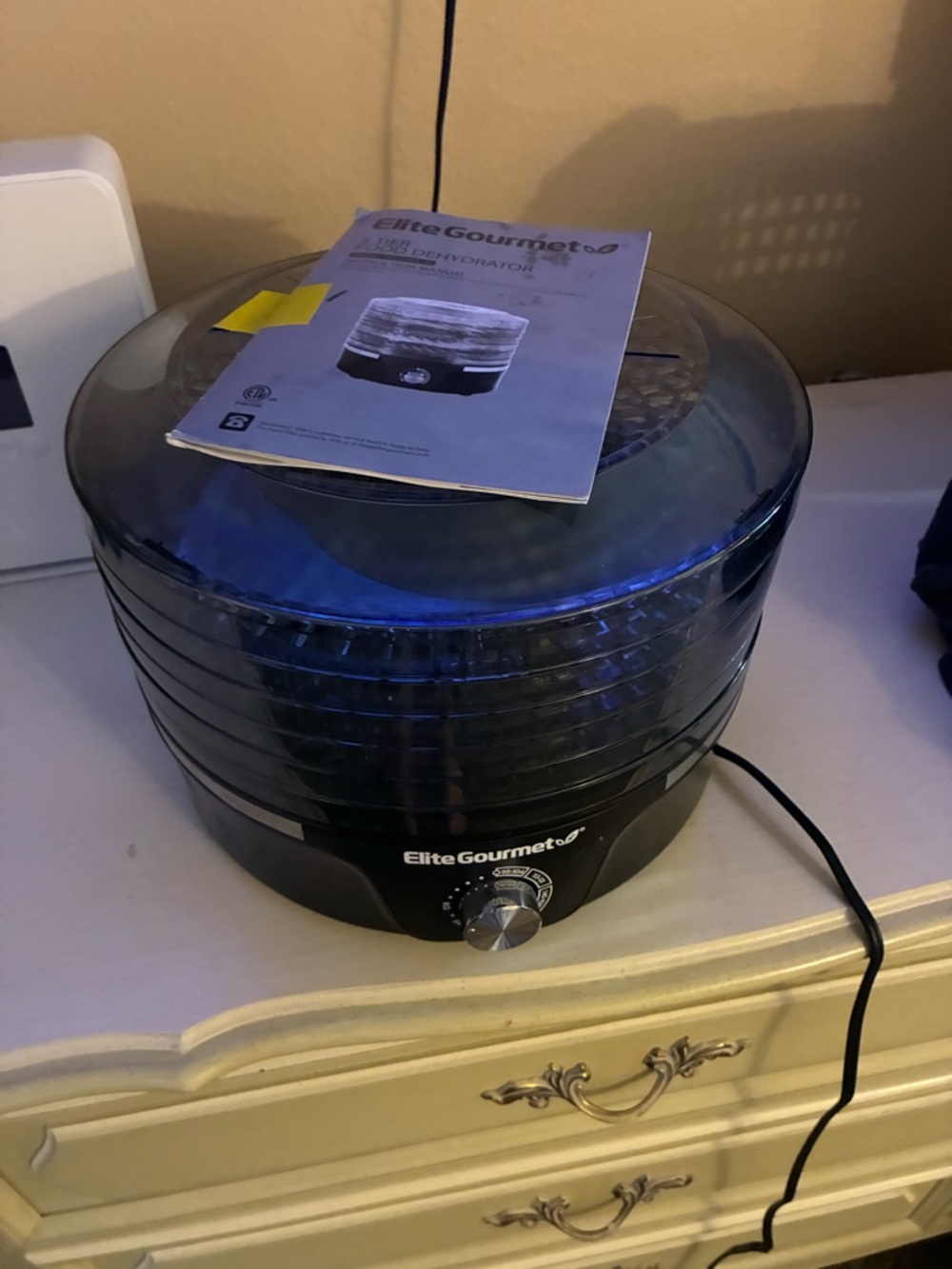 Black Food Dehydrator - 5-Tray
